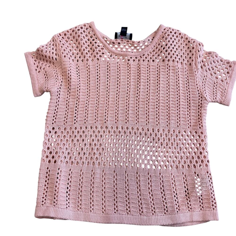 I.N. Girl pink Sweater - Girls Large